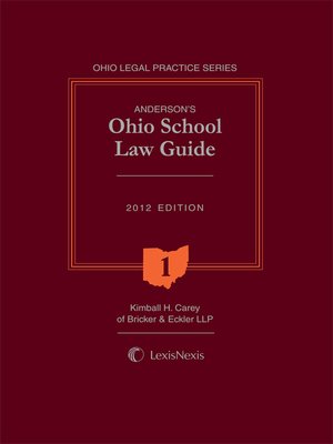 cover image of Anderson's Ohio School Law Guide